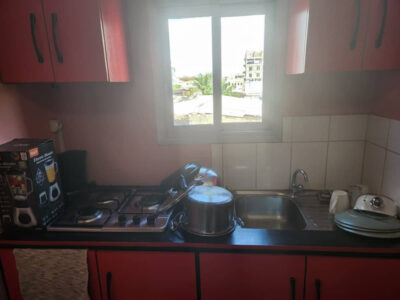 cuisine de l'appartement meublé de douala, bali